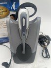 Plantronics Cs50 Convertible Voip Headset System Silver Wireless Noise Canceling