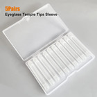 Silicone Eyeglass Ear Cushions 5pairs Of Glasses Ear Grip Anti-slip Elastic C   