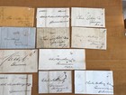 Us Stampless   15 Folded Letters  Interesting  Charles Anthony  Gouverneur  Ny