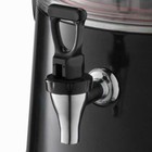 2 6 Gallon 10 Liter Hot Beverage   Hot Topping Dispenser - Black