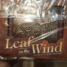 Qmx Firefly Serenity Leaf On The Wind 14k Gold-plated Pendant