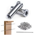 Muzata Cable Railing Level Protector Sleeve For Wood Post 1 8  Wire Rope
