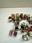 42 Vtg  Old Wood Sewing Thread Spools - Most W  Thread