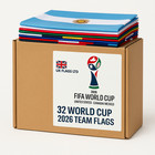 32-nations Fifa 2026 World Cup 5ftx3ft Flag Pack England Scotland Usa Mex Canada