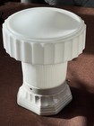 Vintage Antique Ceiling Light Fixture Bath Kitchen Art Deco Milk Glass Bungalow