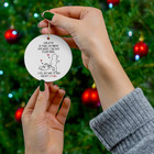 20 Year Wedding 20th Anniversary Christmas Tree Ornament Gift For Husband Wife