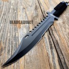 13  Tactical Survival Rambo Full Tang Fixed Blade Knife Hunting W  Sheath