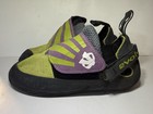 Evolv Venga Rock Climbing Shoes Youth Size 5 Lime Green   Purple With Straps