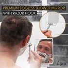 Shower Mirror  Shower Mirror Fogless For Shaving With A Removable Razor Holde   
