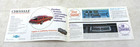 1968 Chevrolet Chevelle Accessories Features Catalog 12pg Original Brochure
