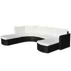 Patio Furniture Set 4 Piece Sectional Couch Outdoor Sofa Poly Rattan Vidaxl Vida