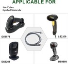     Usb Cable For Symbol Motorola Barcode Scanner 7ft 2m     Fast Shipping