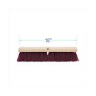 Boardwalk 20318 3  Polypropylene Bristles 18  Brush Floor Brush Head  Maroon New