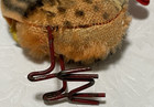 Antique Vtg 1950 60s Steiff Rooster Chicken Bird Mohair Miniature 3 Inch Vgc