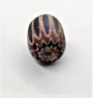 Old Medium Chevron 14x21mm  African Trade Bead Murano Italy   Mb16  Bg 38 