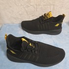 Larnmern Men s Steel Toe Safety Shoe Comfort Breathable Work Shoe Size  11 Black