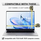 Universal 15 6-inch Laptop Screen Protector With Tempered Glass Film 16 9 Ratio