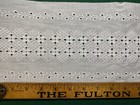 9 Yards White Cotton Blend Eyelet Embroidery Lace Trim 6 5    Wide Floral Vintage