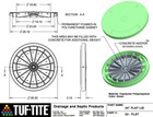24  Heavy Duty Flat Riser Lid For  Risers Or Corrugated Pipe Risers  Green