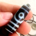       tibetan Nepalese Himalayan Old Dzi Talisman 2 Eyes Bead Amulet