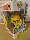 Ken Wheaton Signed   Sketched The Simpsons Maggie Simpson Funko Pop Jsa Coa