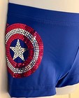 Captain America Gk Child Small Blue Spanglez Gym Cheer Workout Shield Shorts Cm