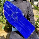 59 81lb Top Natural Lapis Lazuli Jasper Quartz Crystal Furnishing Articles stand