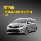 Door Mirror Glass W plate Driver Side Heated For Toyota Sienna 2011-19 To1324127