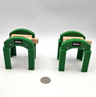 Brio Wooden Train Railway 33253 Stacking Track Supports Lot X2 - Works W  Thomas