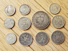 Lot Of 11 Venezuela Silver Coins 1 2 5 Bolivar   100gr Of  835  Silver Content 