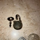 Lot Of Vintage Keys And Mini Padlock W key Asst Brands