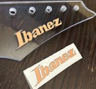 Ibanez Prestige Az  Style Headstock Logo Uv Dtf Sticker For  Electric Guitar