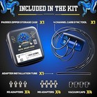 The Digi Sync 4 Channel Throttle Body Carburetor Synchronizer Ds4