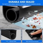 Garage Door Bottom Seal  20ft Weather Stripping Bottom Rubber Seal With T-end   