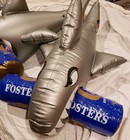 2 Cool Vintage Fosters Lager Inflatable Shark Can Bite 41  X 16  From The 1990 s