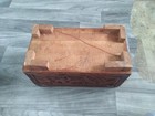 Vintage Hand Carved African Chest Small 13 5 X 7 Wood Wooden