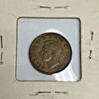 1944 Canada One Cent Coin     George Vi     Km 32 Bronze