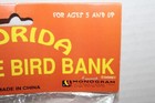 Vintage Florida Orange Bird Bank Monogram Walt Disney - New In Pack