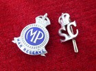 Ww2 Metropolitan Police War Reserve Badge   Special Constable Sc Badge  Gaunt