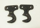 Vtg Antique Singer Treadle Sewing Machine Drawer Frame Brackets Hooks Cast Iron