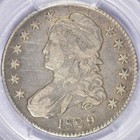 1829 Capped Bust Half Dollar Pcgs Vf20 Small Letters Nice