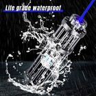 10 Wat Adjustable High Power Blue Burning Laser Pointer Visible Dot Torch Light