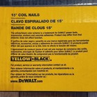 Dewalt 15   Coil Framing Nails 2in X  099 Smooth Shank 3600ct Dwc6p99d