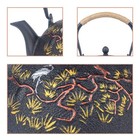 7 Pieces Japanese Cast Iron Teapot Cup Set Tea Kettle With Infuser And Trivet   