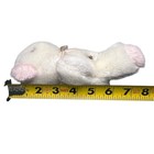 Vtg Eden Musical Teddy Bear Plush Stuffed Animal 8  Total White Pink Wind Up