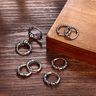 Men s Gothic Punk Polished Stainless Steel Twisted Small Hoop Huggie Earrings
