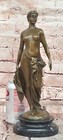 13  Tall Nude Roman greek Venus Bronze Sculpture Nouveau Figurine Figure Decor