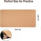 Cork Yoga Mat 6mm Extra Thick Cushioning High Density Natural Rubber Exercise