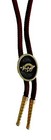 Vintage  Shriners Masonic Oval Black  Medallion Bolo Tie String Tie