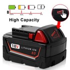 2pack For Milwaukee For M18 8 Ah Li-ion Battery 48-11-1860 48-11-1850 48-11-1820